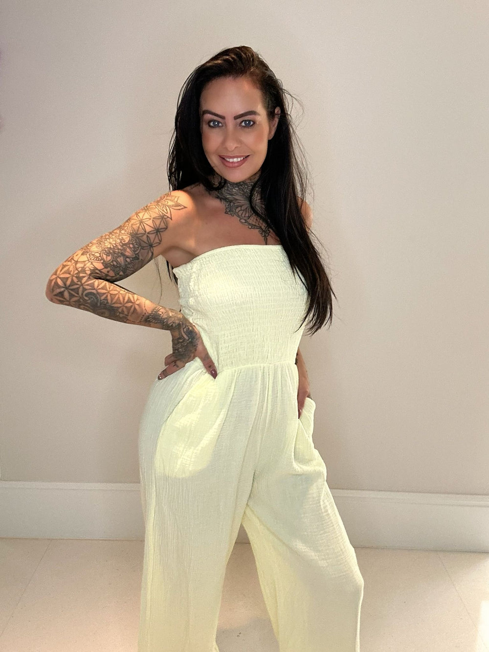 Bandeau Jumpsuit Hydro