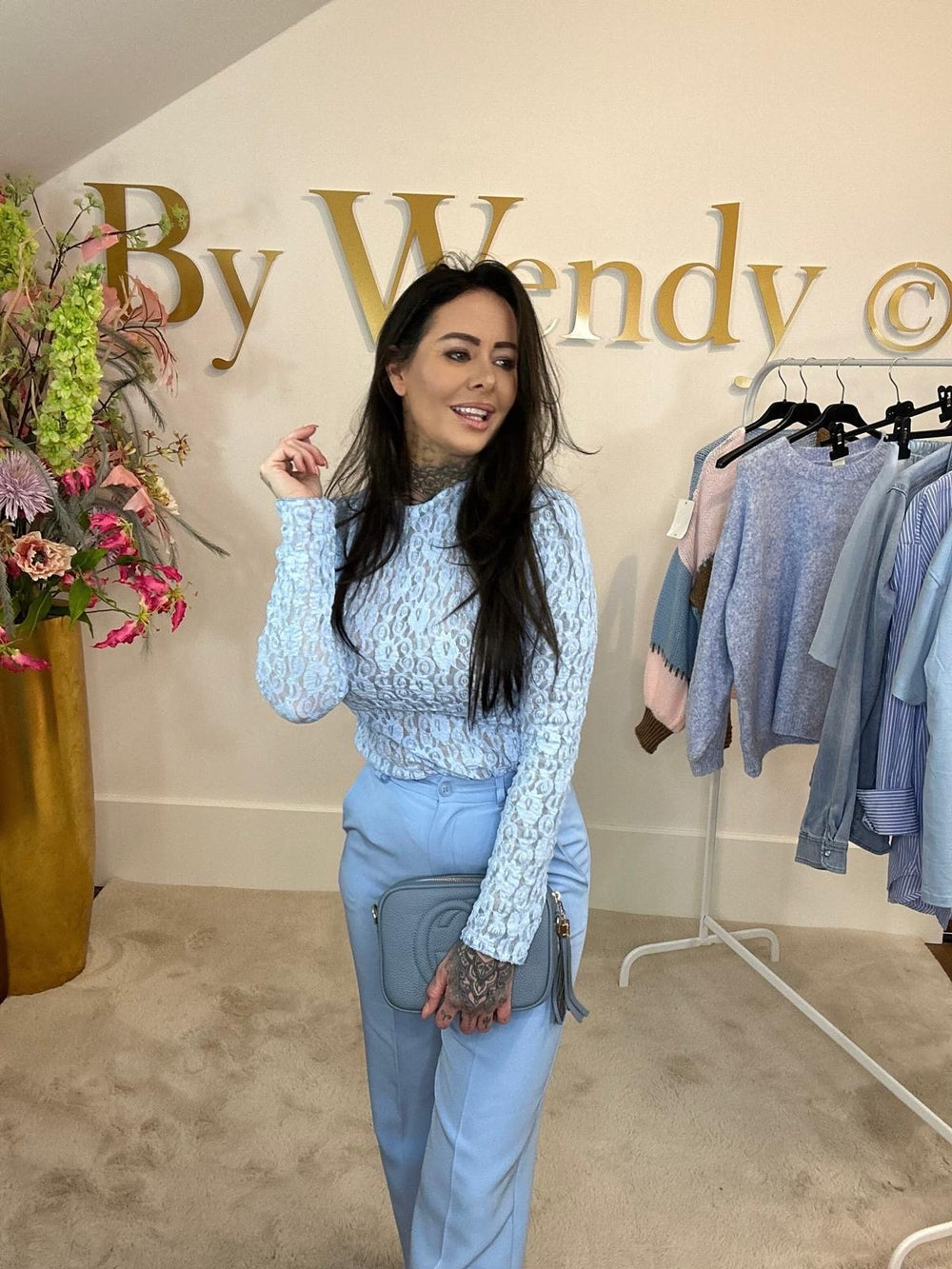 Pantalon straight leg