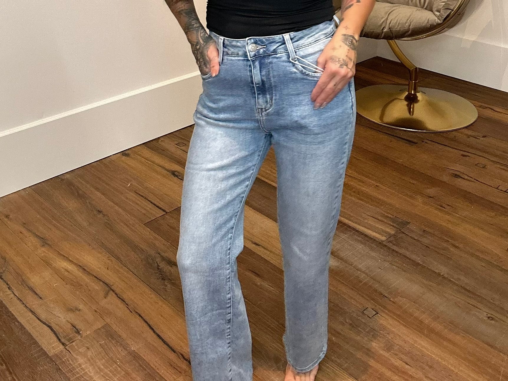 Jeans straight legg