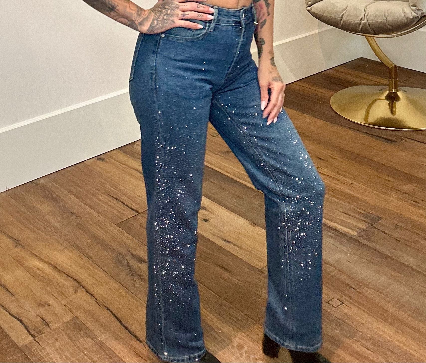 Jeans Rhinestone