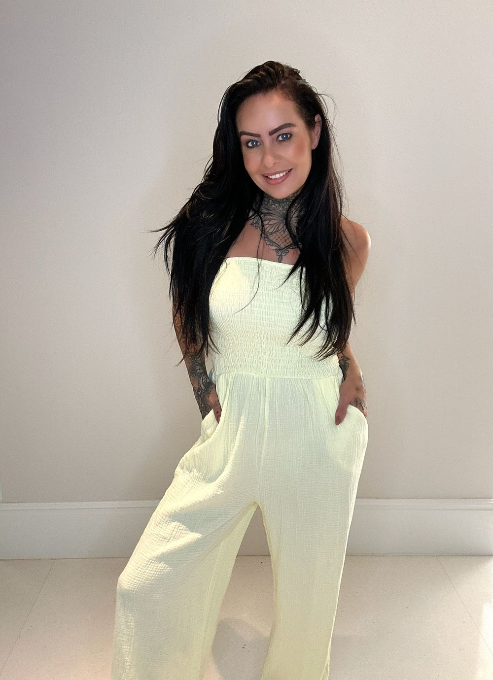 Bandeau Jumpsuit Hydro