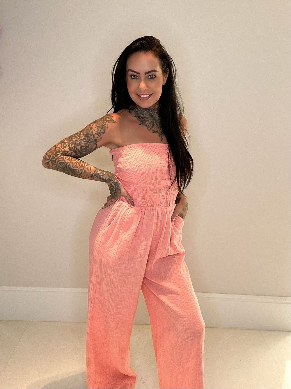 Bandeau Jumpsuit Hydro