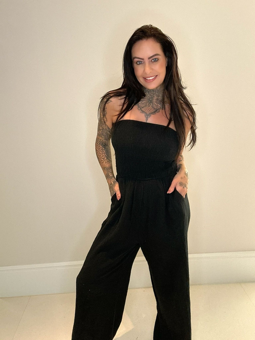 Bandeau Jumpsuit Hydro