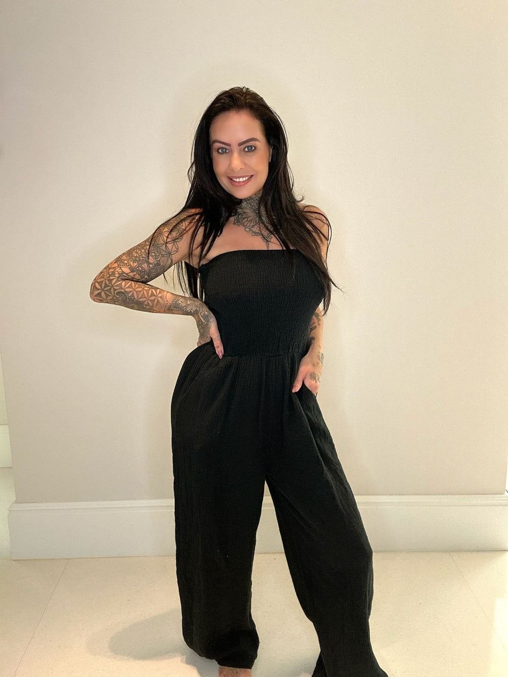Bandeau Jumpsuit Hydro