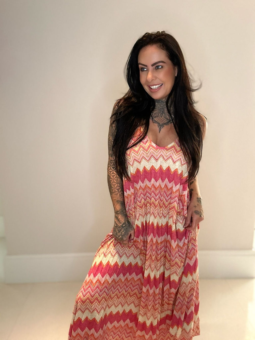 Summer Dress Zigzag