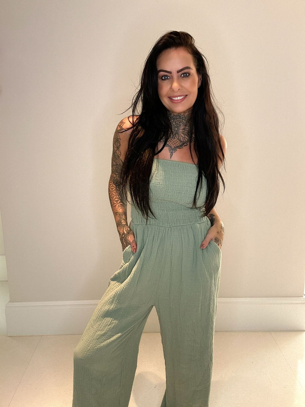 Bandeau Jumpsuit Hydro
