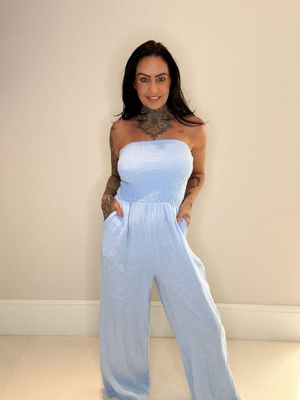 Bandeau Jumpsuit Hydro
