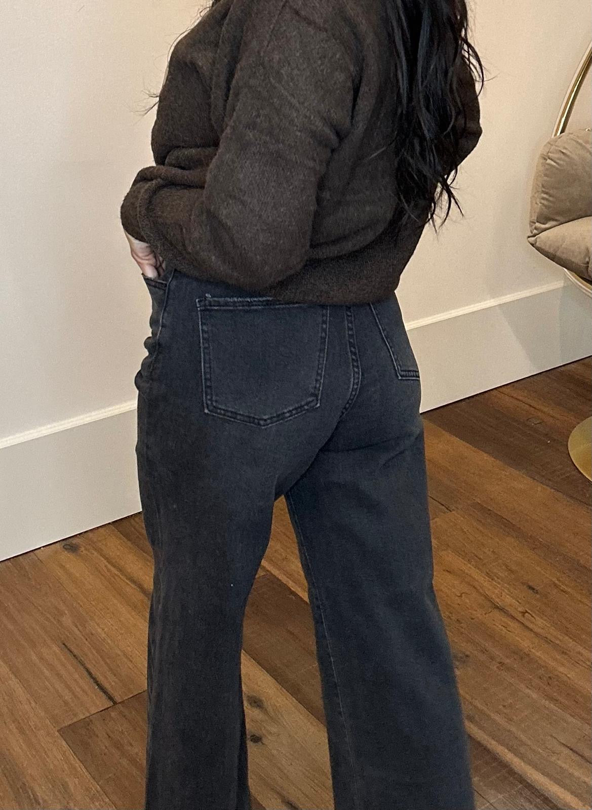 Wide leg jeans