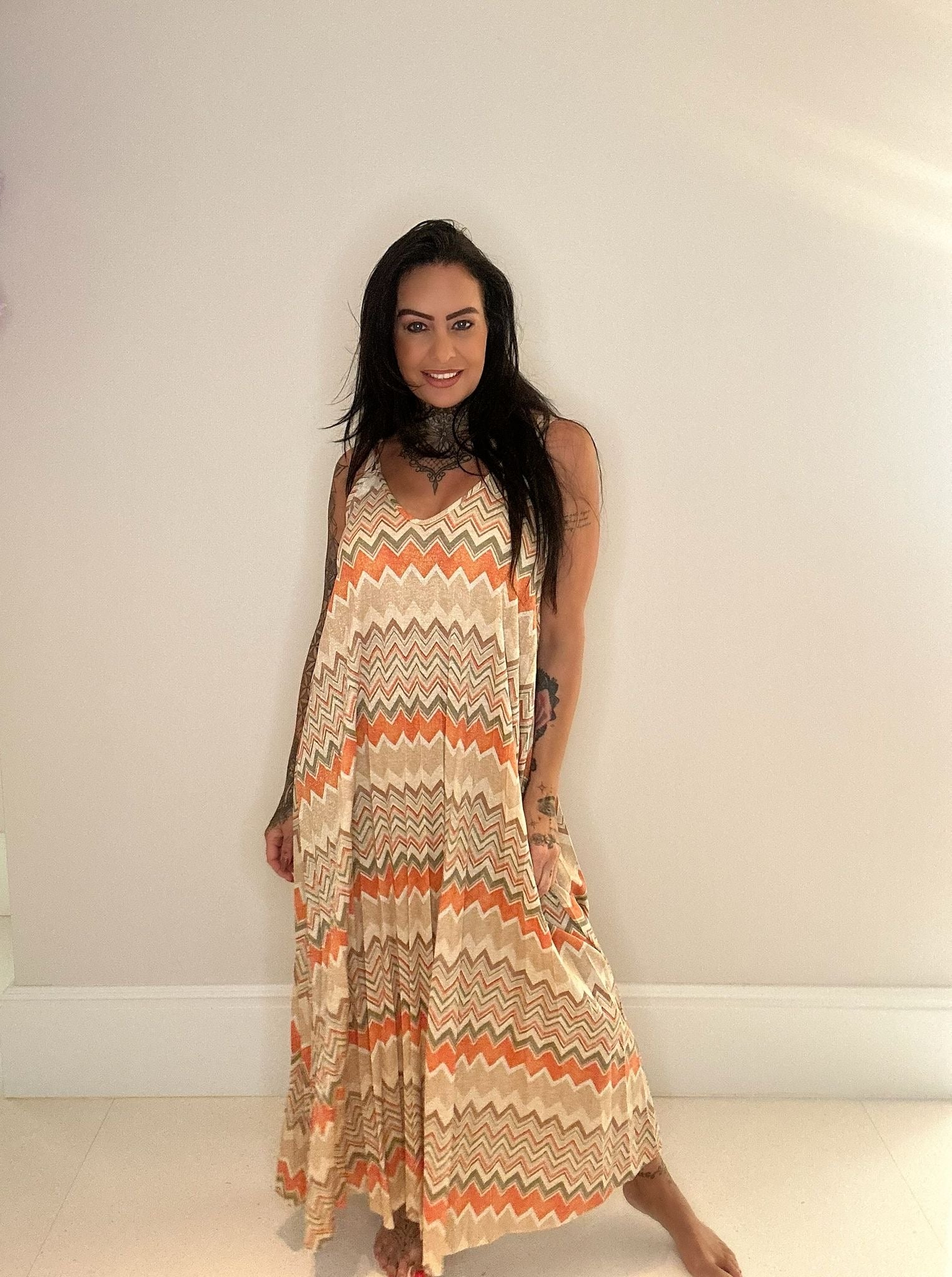 Summer Dress Zigzag