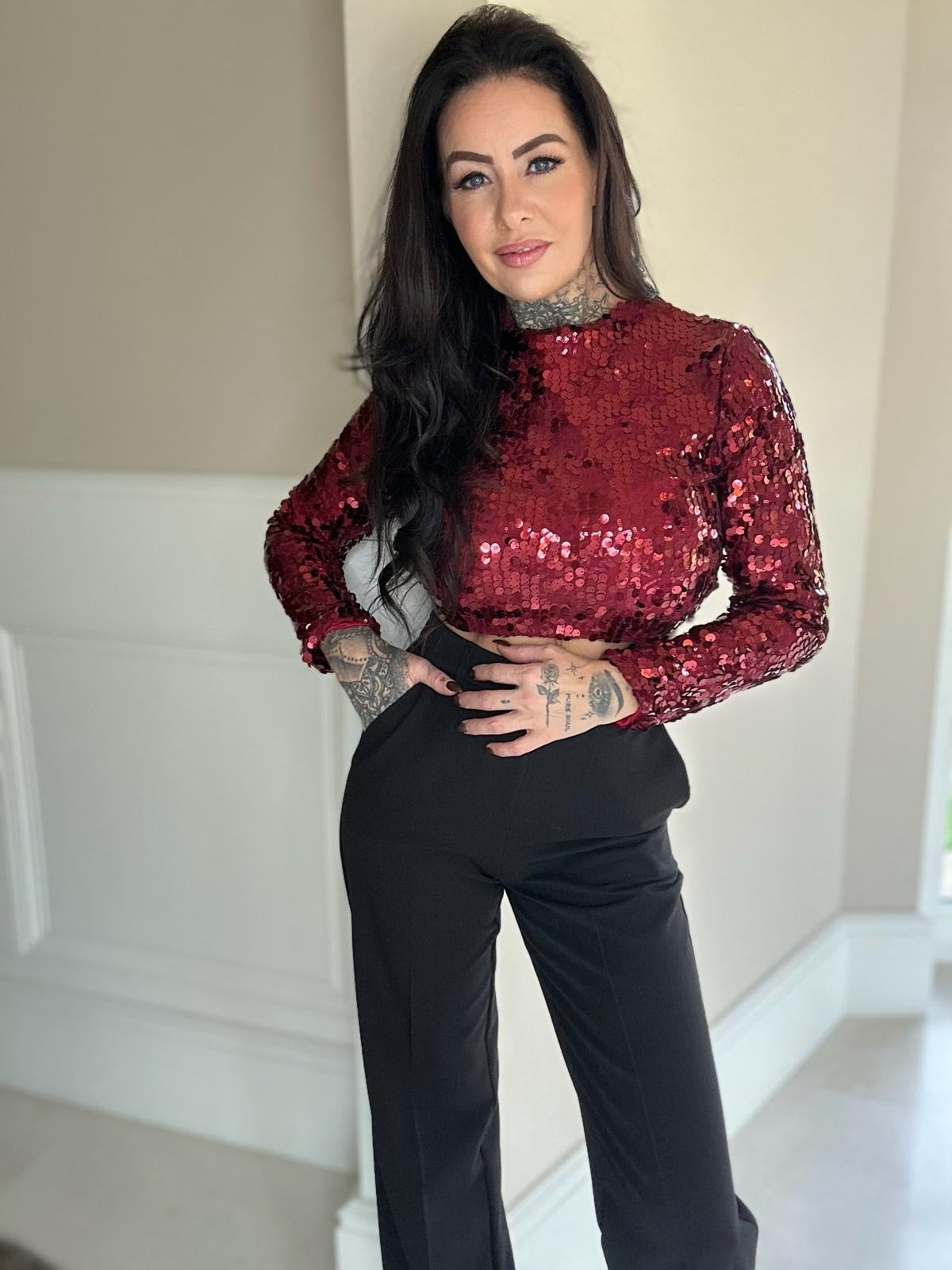 Sparkle top Long sleeve