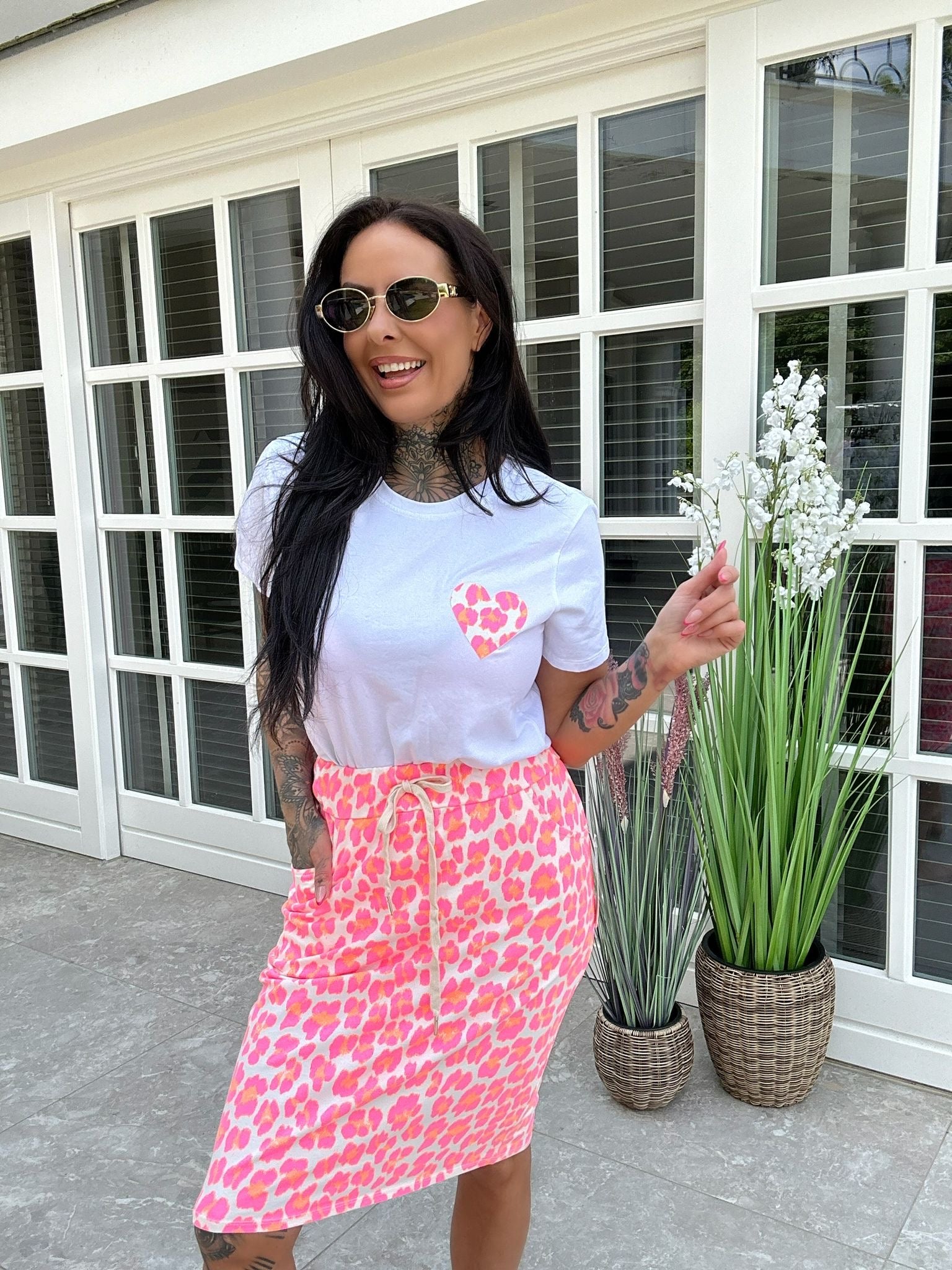 2 Piece set Rok & Shirt