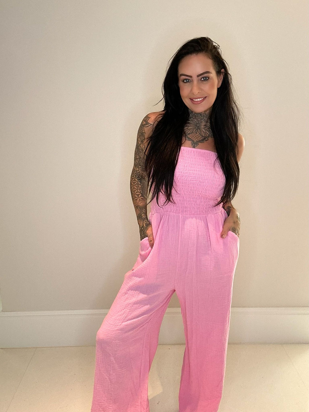 Bandeau Jumpsuit Hydro