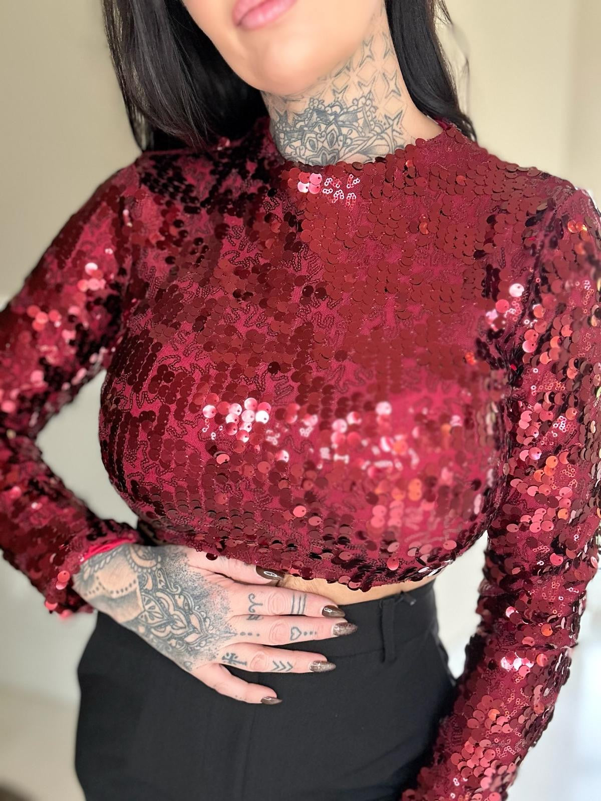Sparkle top Long sleeve