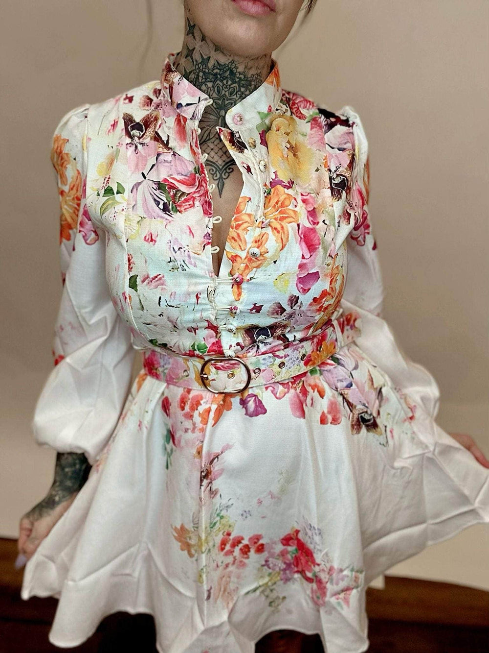Multi Flower Dress